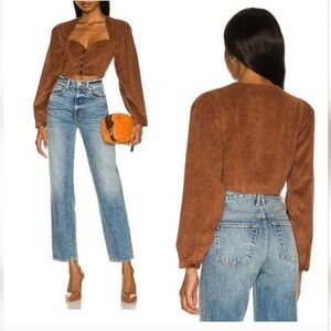 Tularosa Rylan Corduroy Crop Top